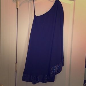 NWT JB by Julie Brown Navy & Sequin Dress