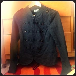 military style cotton jacket