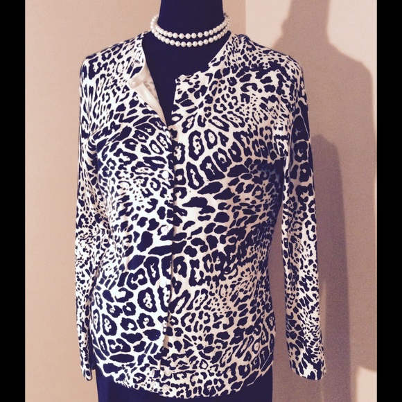 Animal Print Cardigan