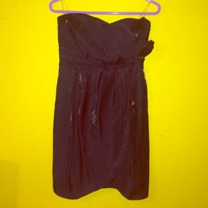 Strapless Black Dress