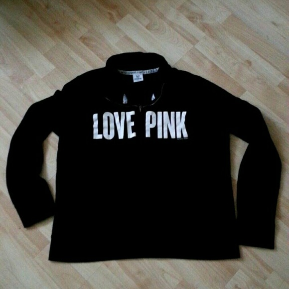 Love Pink 1/4 zip