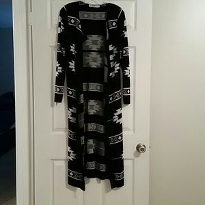Long Aztec Cardigan