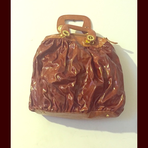 Patent leather handbag - Picture 1 of 2