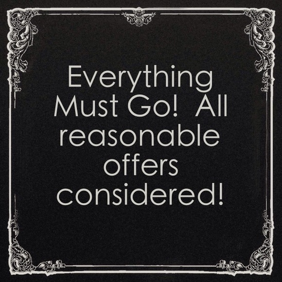 Everything must go!