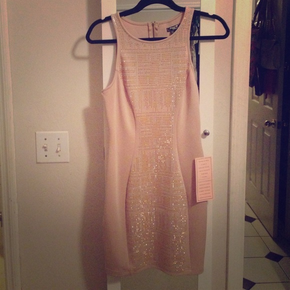 Brand new Nude bodycon dress