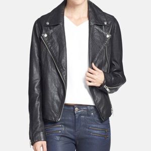 Topshop NordstromExclusive Birthday Leather Jacket