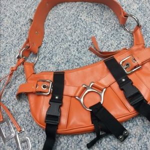 Orange and black Dolce&Gabbana bag