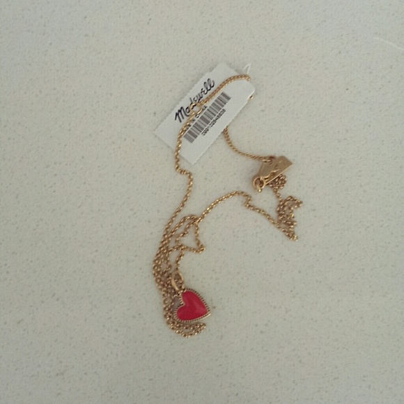 Madewell Jewelry - Madewell Secret Heart Pendant Necklace