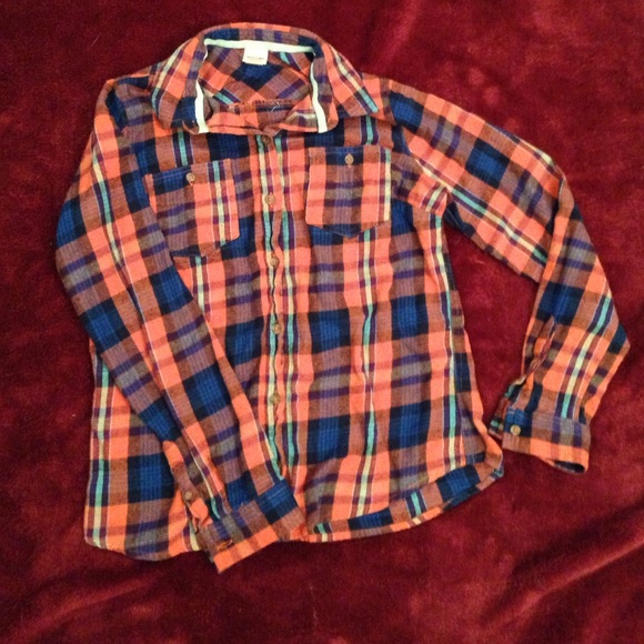 Orange color scheme flannel