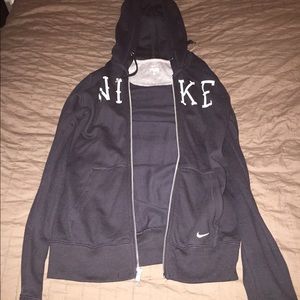 Womens Nike zip up sweat shirt size S