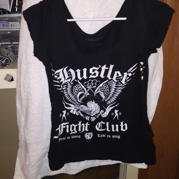 Hustler fight club shirt