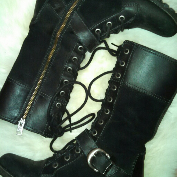 Timberland combat boots