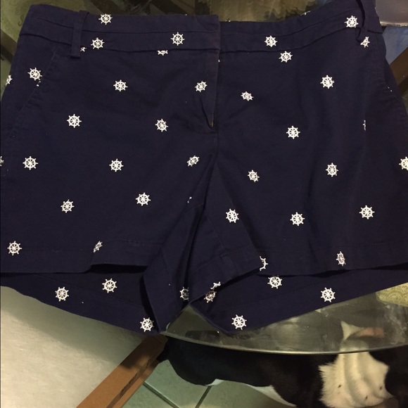 Cute blue "sailor" shorts.