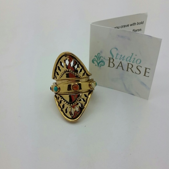 Studio Barse Bronze "Saddle" Spinner Ring