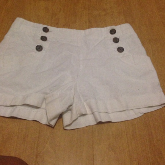 White Sailor Shorts