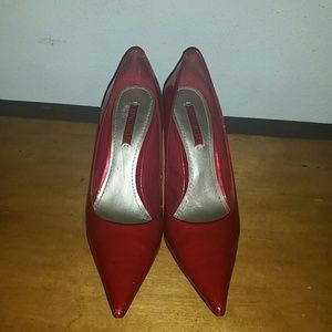 Red Patent Leather Pumps