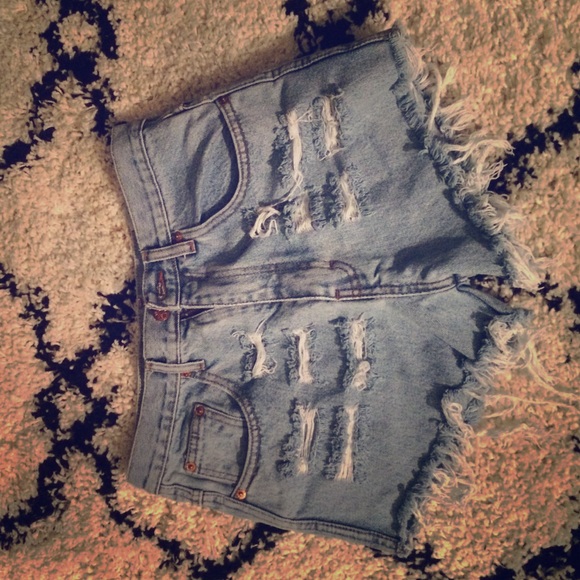 High waisted shorts