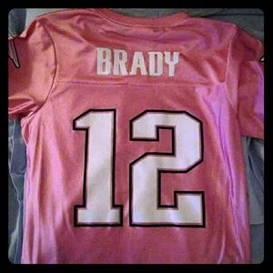 Pink Patriots Brady Jersey