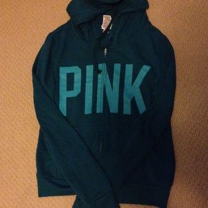 pink sweatshirt
