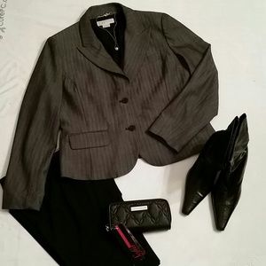 Michael Kors gray/black blazer