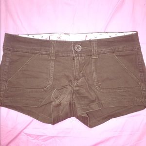 Brown hollister shorts