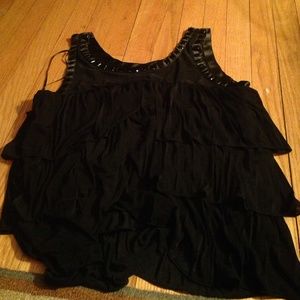 Black H&M embellished top
