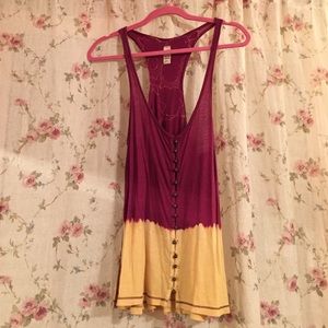 Free People button down tank