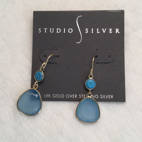 NEW - Earring & Necklace - Matching Set - 18k Gold - Picture 4 of 4