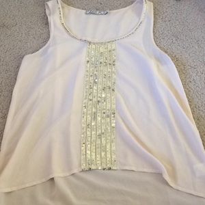 Chloe K Chiffon Tank