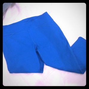 Royal blue crop leggings