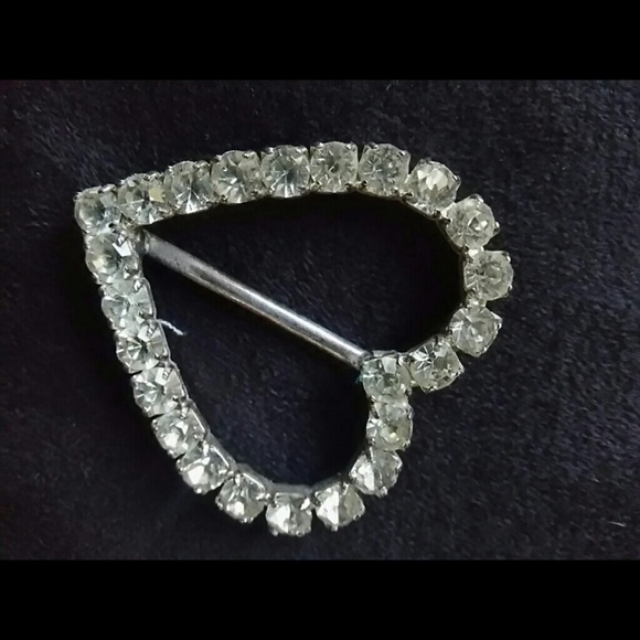 Vintage Accessories - Rhinestone Belt Buckle