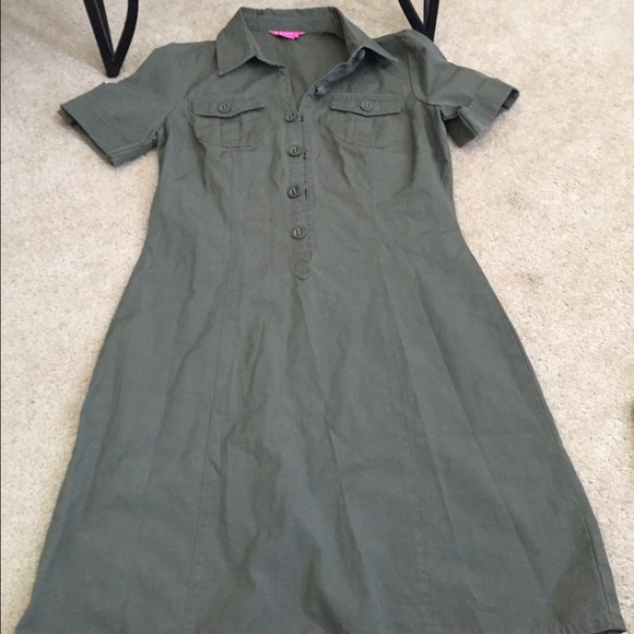 Army green BCBG dress
