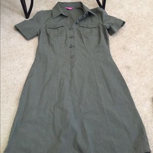 Army green BCBG dress
