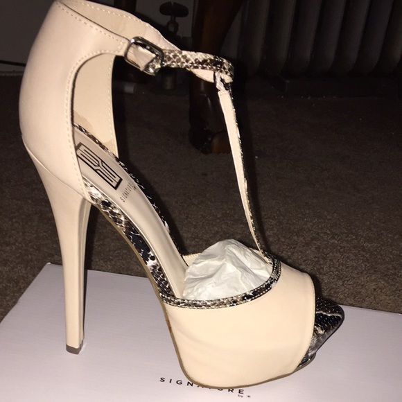Nude high heels!