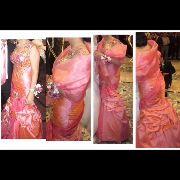 Custom Made mother of the bride wedding dress.