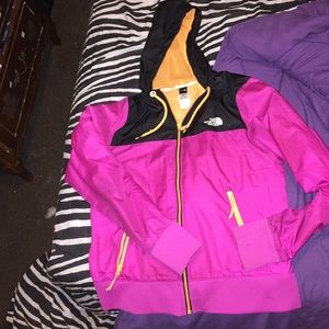 The north face pink and black jacket