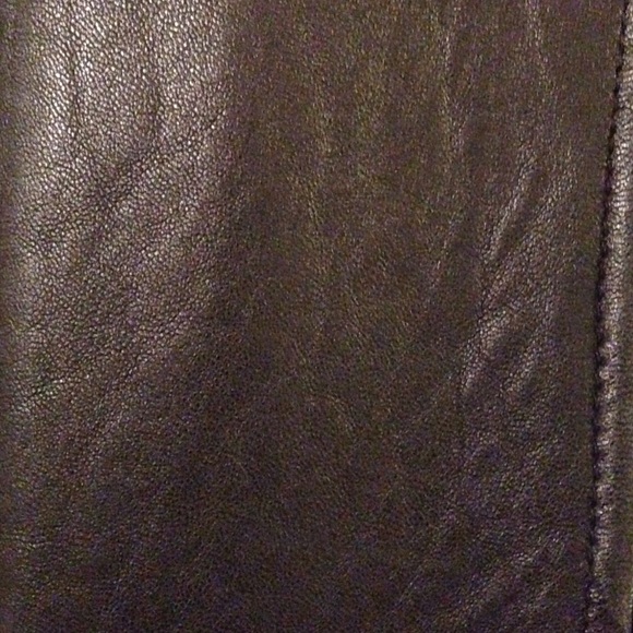 Kenneth Cole Reaction Black Calf Leather Jacket - Picture 3 of 4