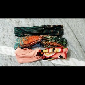 3 Turban Style Headbands