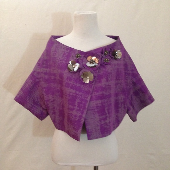 SOLD🌞 🌷Vera Wang Lavender Label Shawl jacket🌷 - Picture 2 of 4