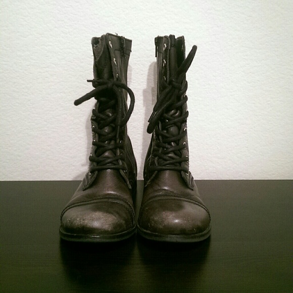 Steve Madden combat boots
