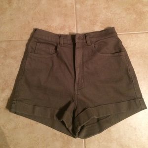 high waist cuff short NWT