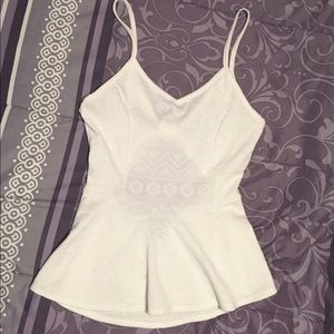 White Aztec print shirt