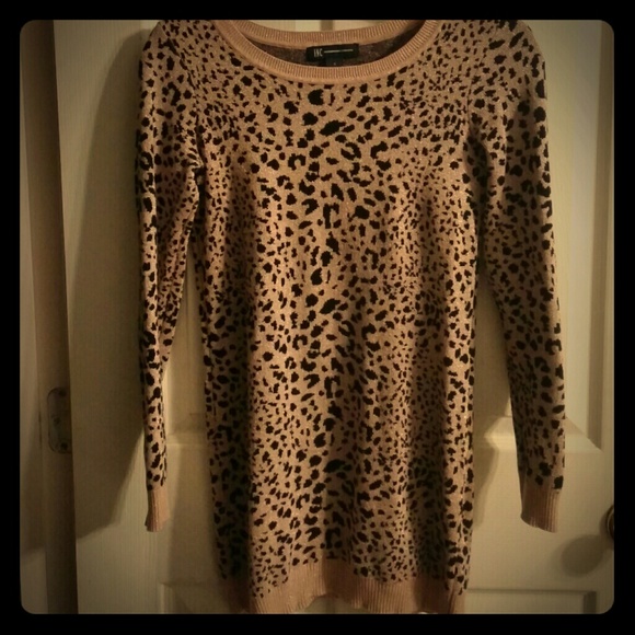 Stunning animal print sweater tunic - Picture 1 of 2