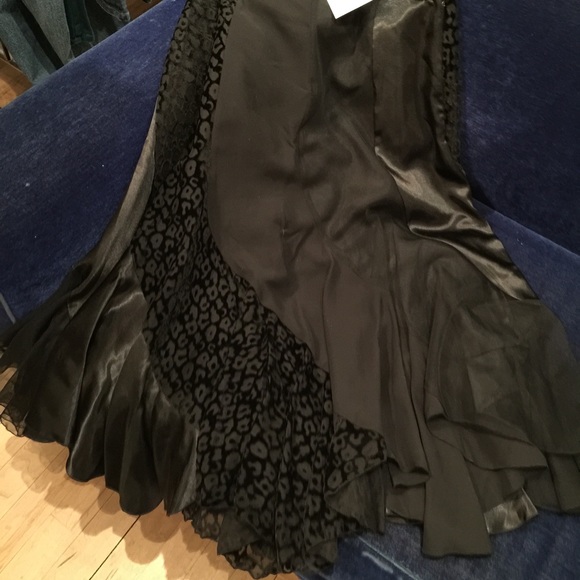 Black STEAMPUNK Goth GODDESS gypsy skirt - Picture 2 of 4