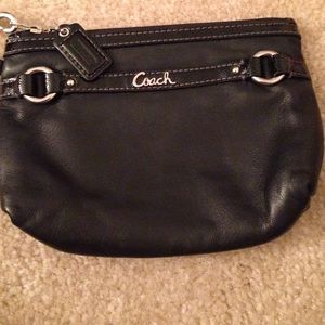 Authentic coach leather clutch