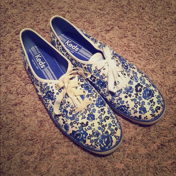 Keds Blue blossom flats