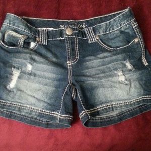 Denim shorts