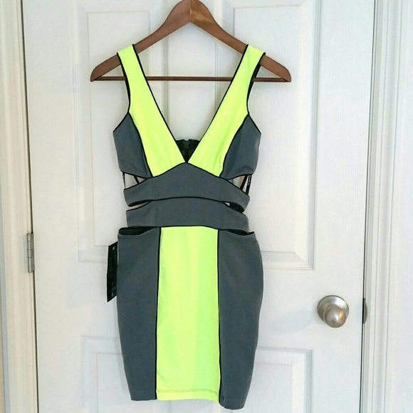 NWT Bebe Addiction Cutout Dress - size S