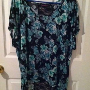 Relisting lace floral top