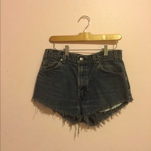 Levi Strauss Custom High Waisted Shorts